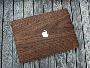 Walnut - MacBook Skin Made From Real Wood-Barqwood